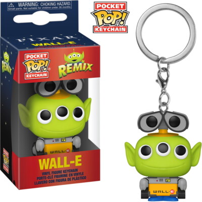 Pixar Remix Alien - Wall-E - Schlüsselanhänger Funko Pocket POP! Keychain