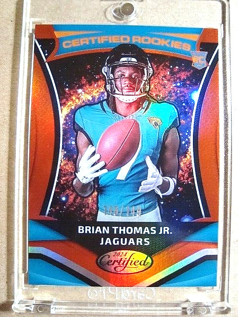 2024 Brian Thomas Jr. Panini Certified Rookies Mirror Orange RC /149 MINT 🔥🔥🔥