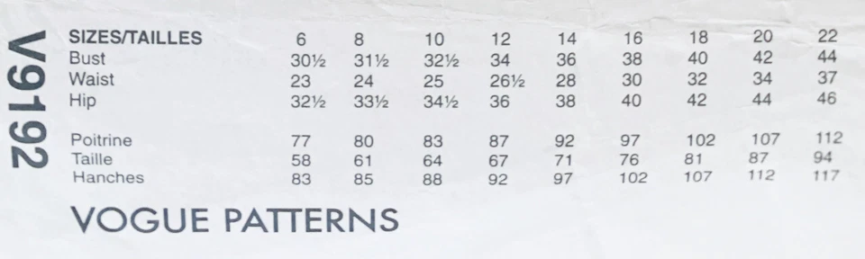 Vogue Pattern V9192 | Misses Swimsuit, Skirt, Bikini & Cover-up  Sizes 14 - 20  - Image 2 of 3