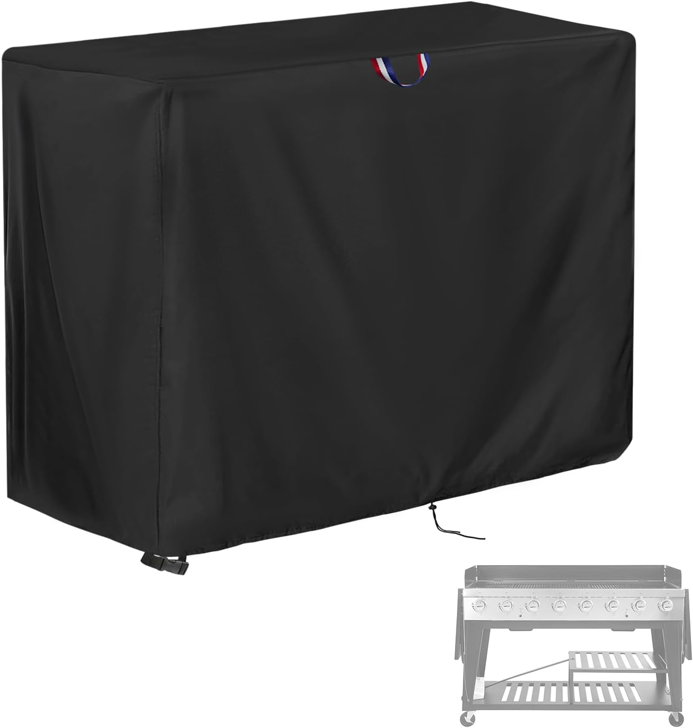 Grill Cover for Royal Gourmet 8-Burner Gas Grill, Flat Top Grill Cover, 58 Inch