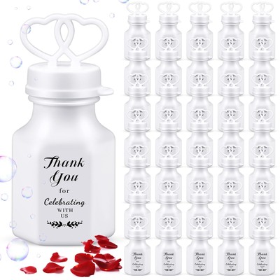 100 Pcs Wedding Bubble Wands Bulk - Mini Party Favors For Wedding Send Off, Bridal Shower, Celebrations
