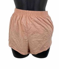 Vintage Misses Gym Shorts Peach 80s Russell Athletic NWOT Pink Orange Lined