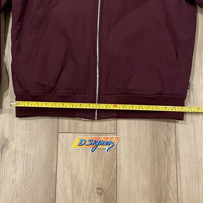 Size XL - Palace Sherpa Fleece Reversible Jacket Reverso Maroon