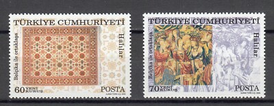 Türkei 2005 Turkey- Teppiche und Wandgewebe/Hali ve Duvar Örtüsü, Mi.:3447-48 **