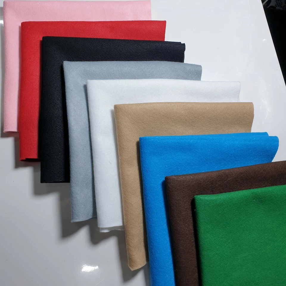 9 Fat 50x50cm Quarter Craft Felt Acrylic Material Art Sewing Festive Decorations - Image 2 of 2