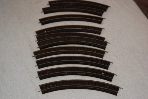 JOUEF HO lot 3 rails alimentation courbes R=385 abimés ou manque