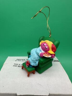 #ad #ad Grolier 1993 Christmas Ornament Sesame Street Prairie Dawn In Box Jim Henson $28.99