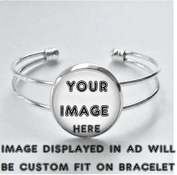 Brazalete Brazalete Mujer CARA DE GATO NARANJA Platino Plateado Único en su Tipo Foto 2 de 4