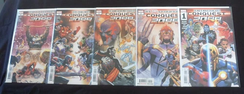 2024 Conquest 2099 (Marvel) COMPLETE SET of 5 "Comic Books" (1-5) NM/UNREAD!!