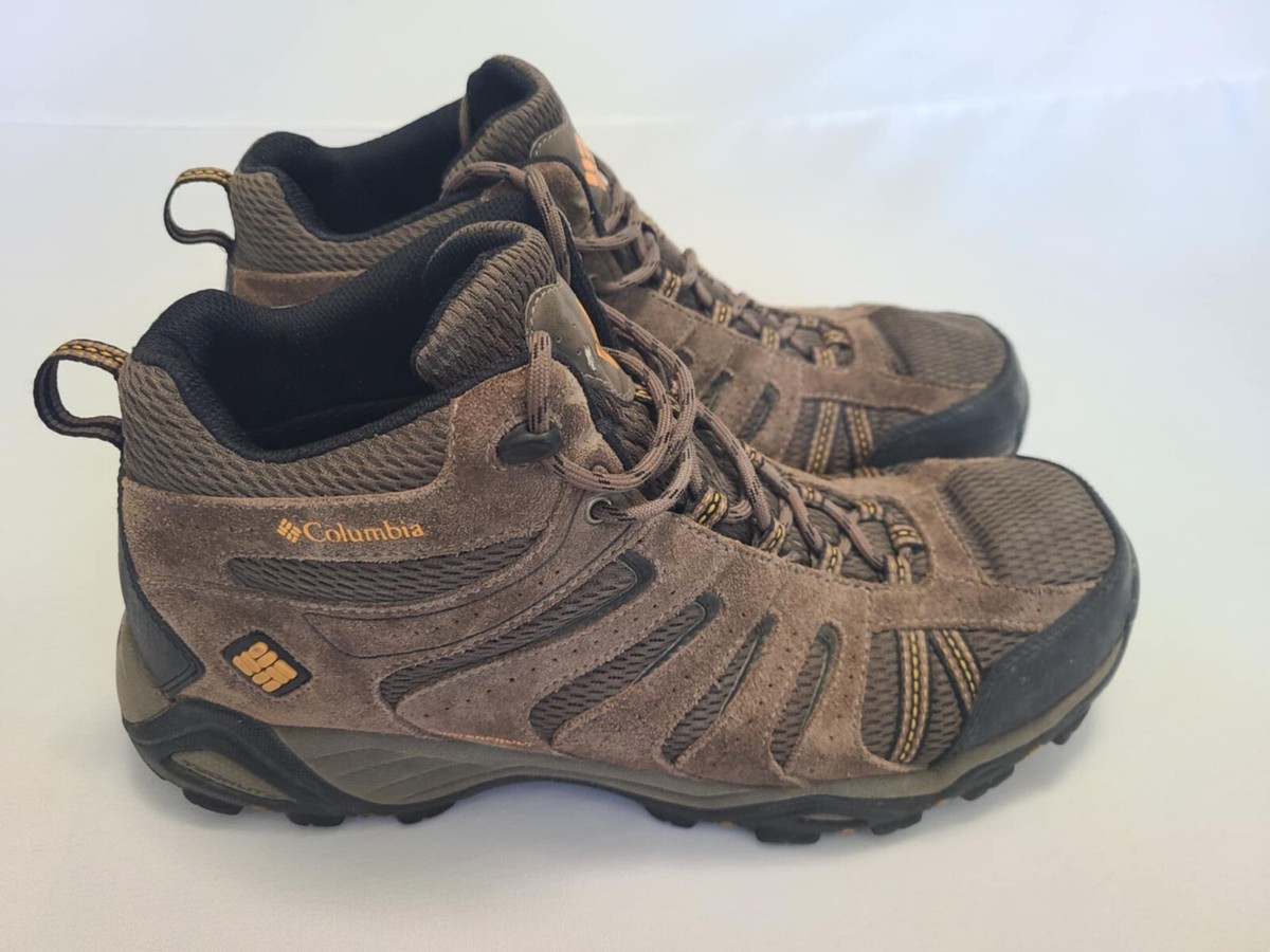 Mens Columbia North Plains ll WP Mid Brown Hiking Boot BM1734-255 US Size  13 EUC