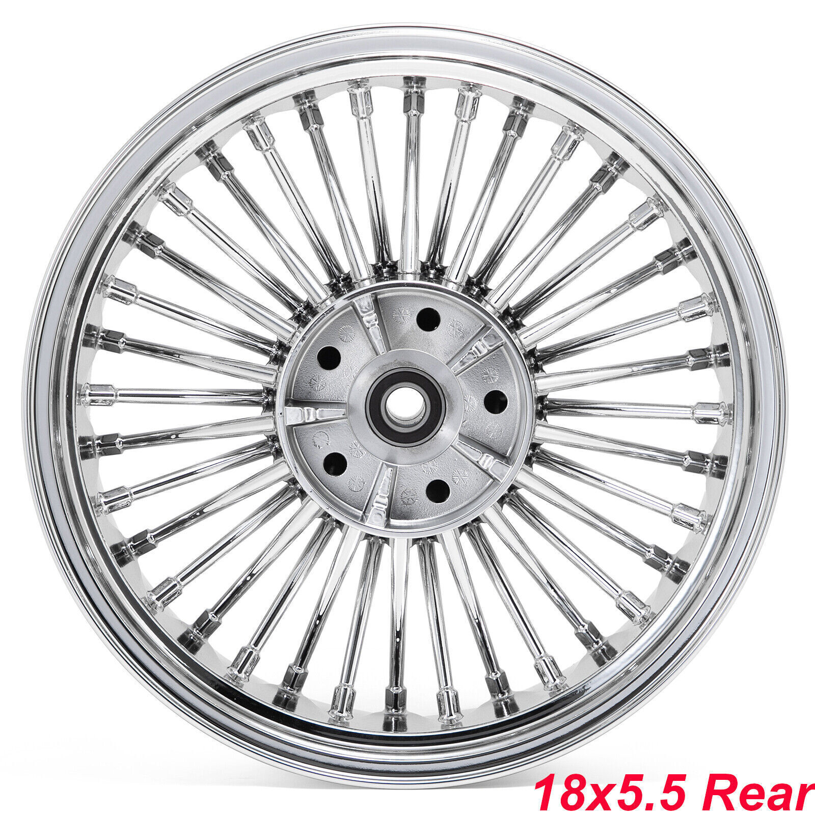 21X3.5 18X5.5 Fat Spoke Wheels for Harley Touring Road Street Glide 09