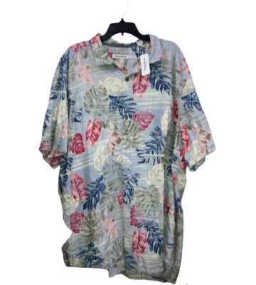 Tommy Bahama Botanica Sketch BT Canyon Sky Mens 3XLB NWT $160.00