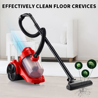 Bagless Cylinder Vacuum Cleaner 1000W Compact Lightweight Powerful Cyclonic Vac