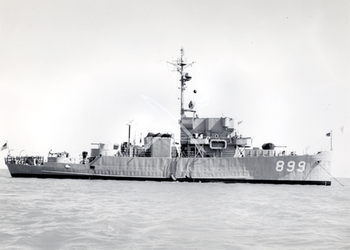 US Navy PCE-899 USS Lamar Patrol Craft Escort USCGC WTR-899 UIM Rocker Tab - Foto 2 di 2