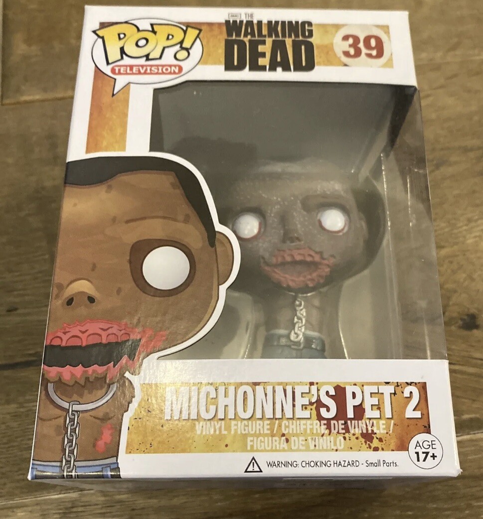 Funko Pop Michonne'S Pet 2 39 The Walking Dead Vinyl Figure Slightly Scuffed Box