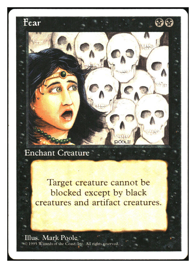 Fear Fourth Edition MTG - LP