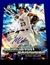 2018 bowman platinum mitch keller auto PRISMATIC PRODIGIES RC NRMT-MT BET #7/50