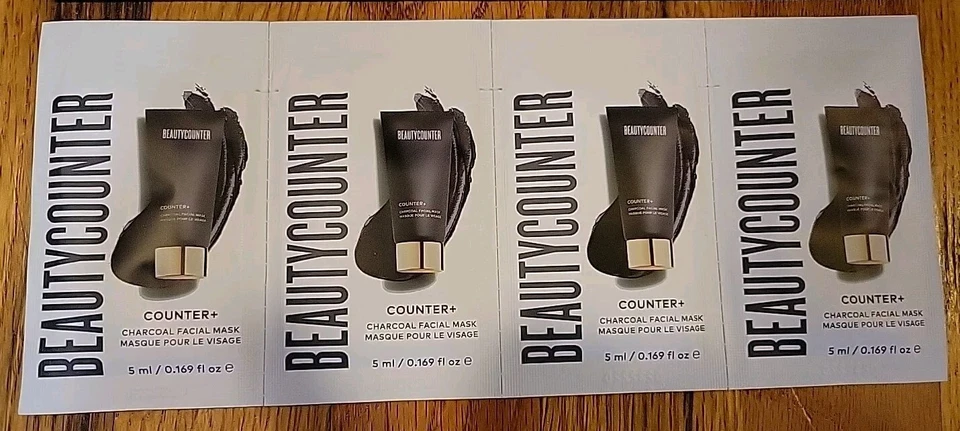 (16) Beautycounter Charcoal Facial Mask Skincare Sample 5 ml Packets Sealed - Image 3 of 3