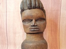 hand carved wooden sculpture Young Man