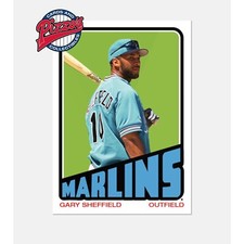 2022 Throwback Thursday Set #12 - 1972-73 Basketball #36 Gary Sheffield In Hand