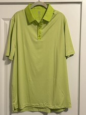 Graham Luxe AF Polo Shirt Men's XL Green Short Sleeve Performance Stretch Golf