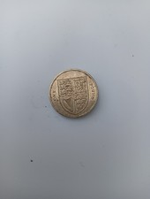 2014 Royal Shield of Arms £1 Coin, Elizabeth II, One Pound, Round