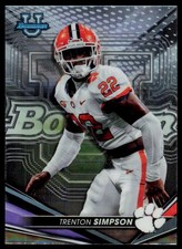 2022-23 Bowman's Best University Trenton Simpson 34 Clemson Tigers