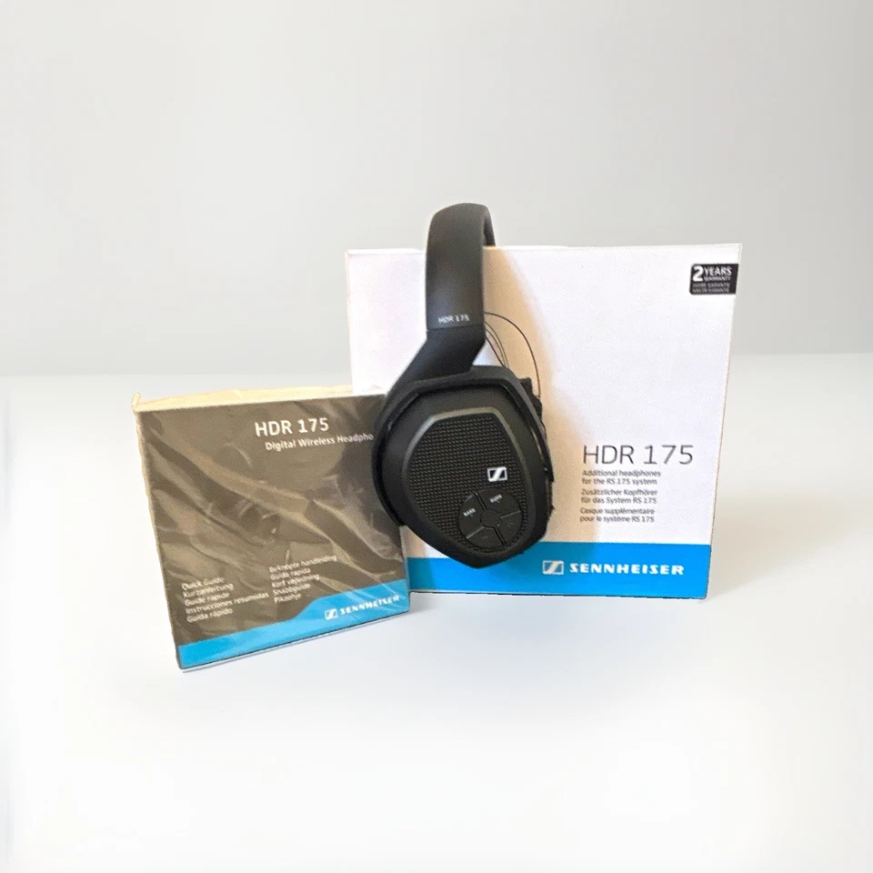 Sennheiser HDR 175 Accessory RF Wireless Headphone  - Black - for RS 175 System, photo 1 of 5
