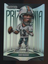 2025 Panini Silver Prizm Black Prizmania #17 Dan Marino Dolphins HOF SSP