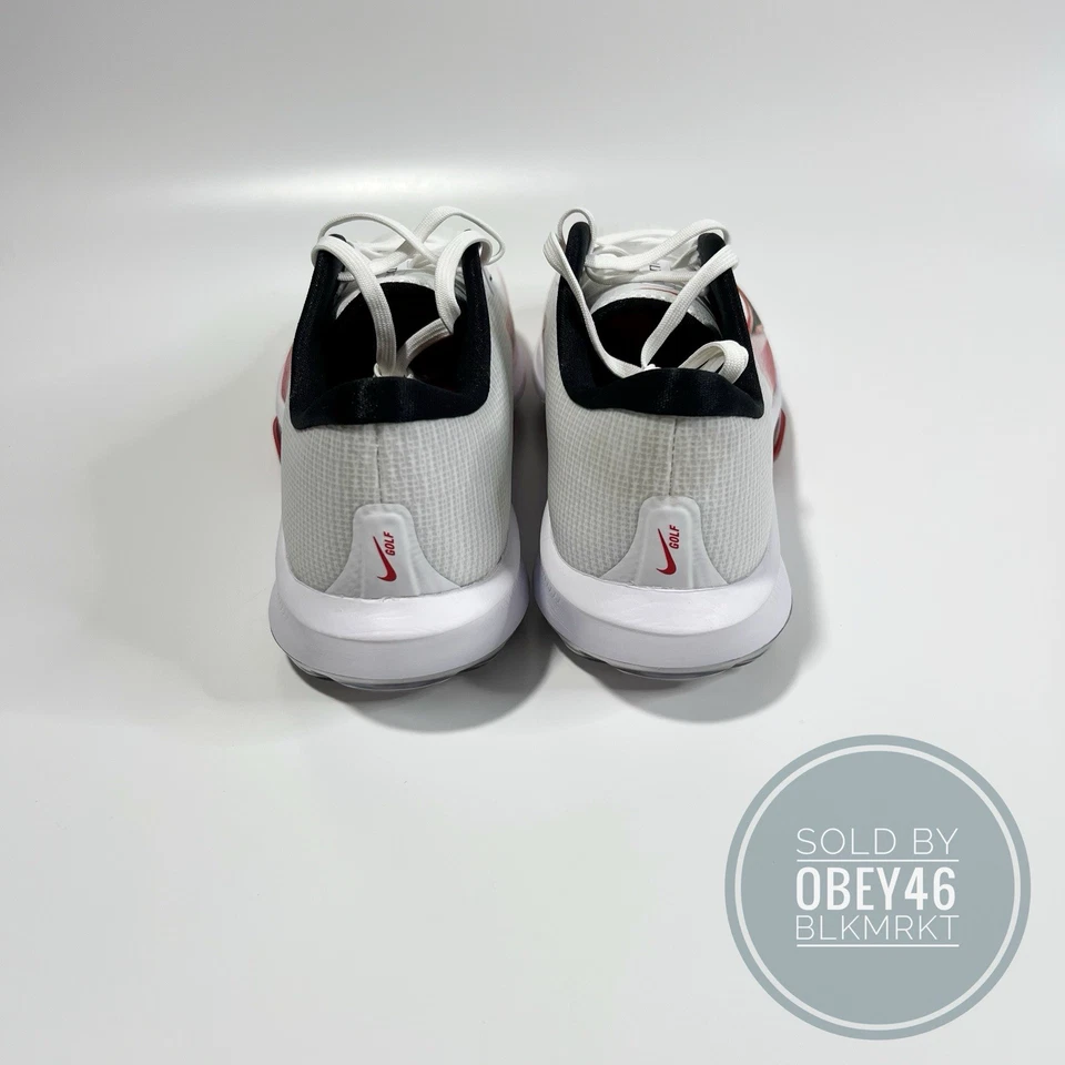 Zapatos de golf Nike Air Zoom Infinity Tour 2 “blanco uni rojo” FD0218-101 10,5W Foto 4 de 4