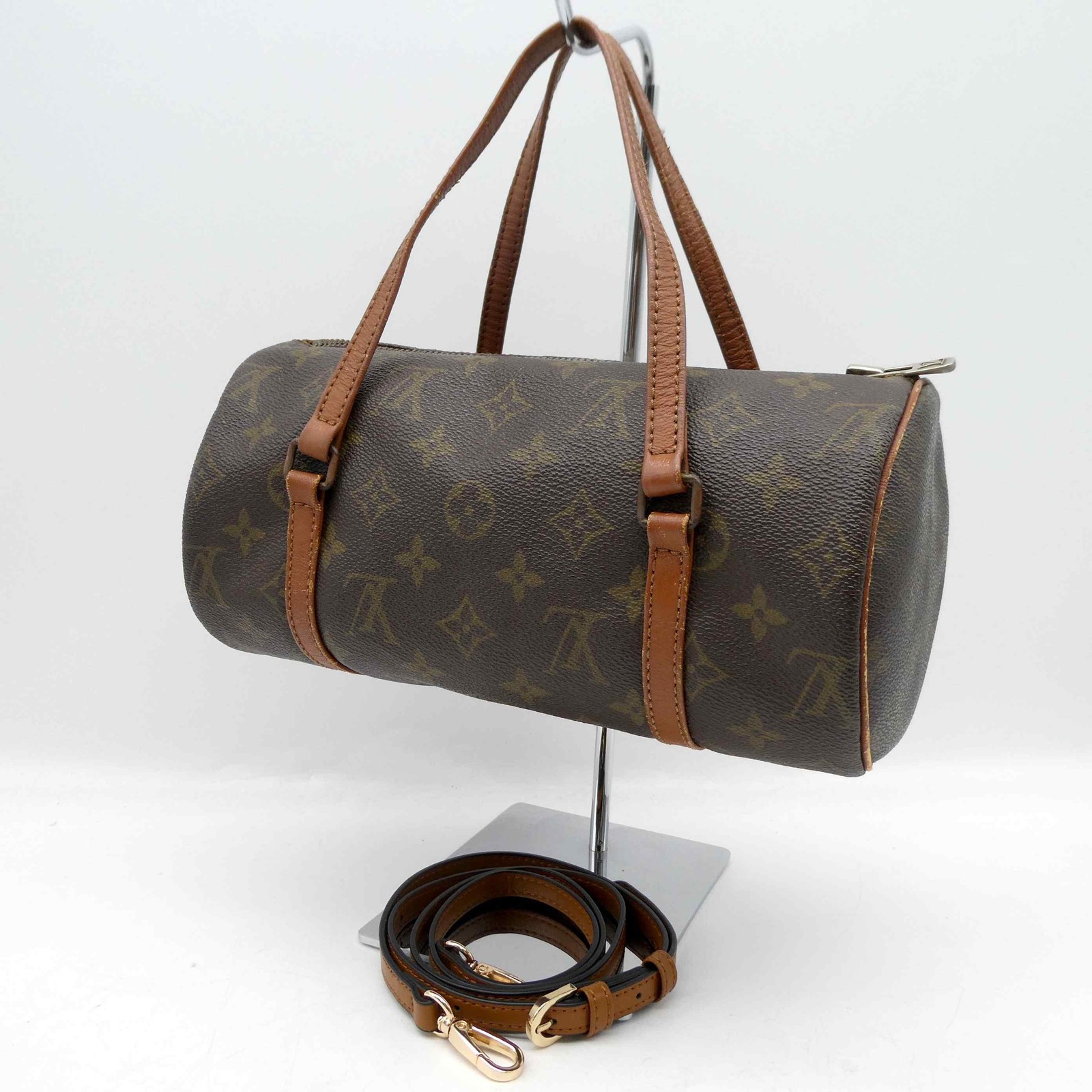LOUIS VUITTON Papillon 26 M51386 Monogram 2Way Shoulder Hand Bag PVC 735