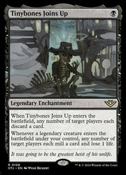 Tinybones Joins Up #108 (Foil) - Outlaws of Thunder Junction - Rare MTG