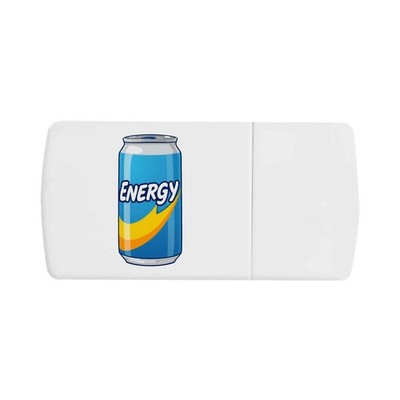 Pillendose ''Energy Drink'' mit Tablettensplitter (PI00043109)