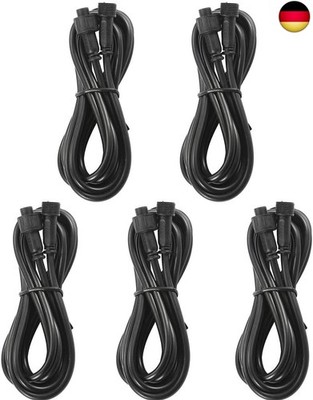 FVTLED 5PCS 1M 5Pin Verlängerungskabel für RGBWW LED Leuchten,IP67 wasserdicht