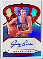 Jerry Lucas AUTO #/49 Crown Royale 2018-19 Panini Signature Autograph Knicks HOF