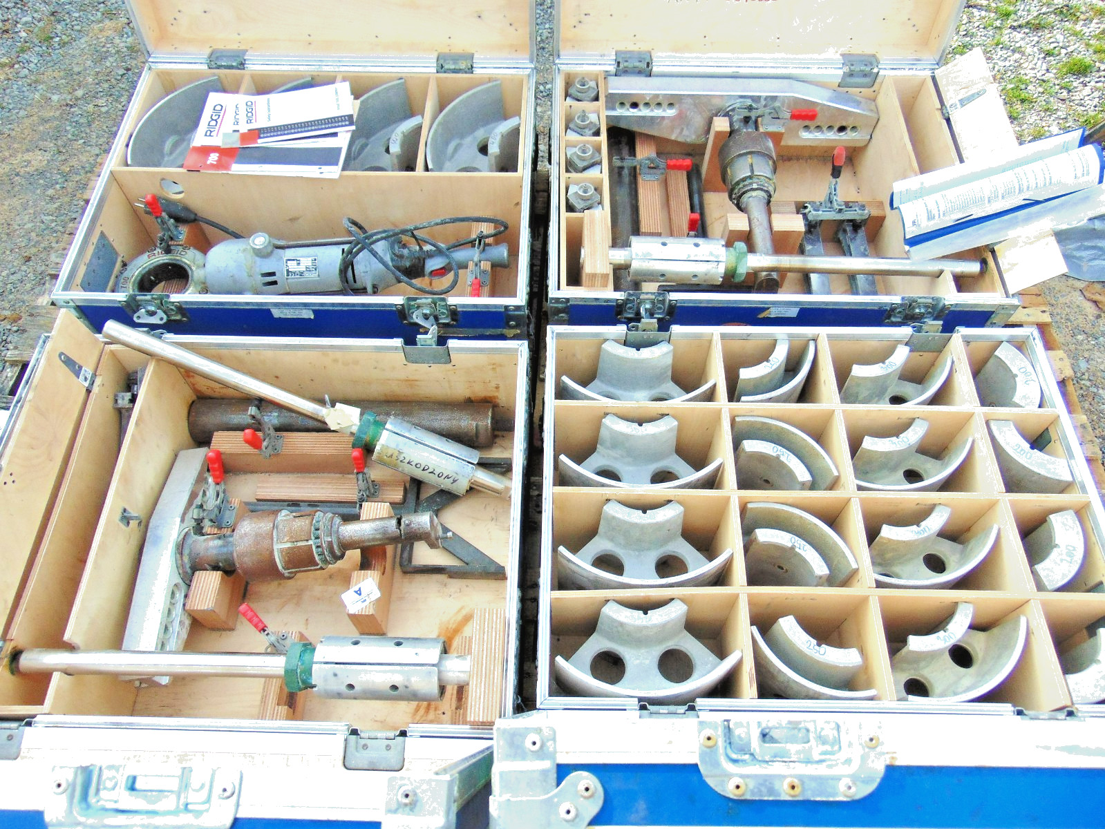 Shaving Beveling Machine W Ridgid Threader Fpi Huge Lot