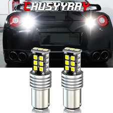 2Pcs 1157 LED Tail Brake Stop Reverse Parking Turn Signal Light Bulb Super White