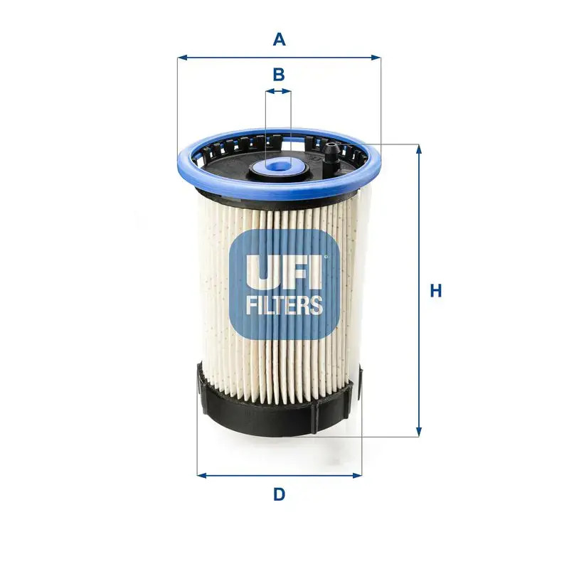 Fuel filter Filter Insert 26.065.00 UFI for SEAT VW AUDI SKODA CUPRA FORD