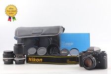 3 Lens   Almost MINT  Bag Hood  Nikon F3 HP SLR Camera Ais 50mm F1.4 From Japan