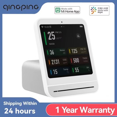 Qingping Air Detector 2 Smart Home Touch Screen Control Temperature Humidity ...