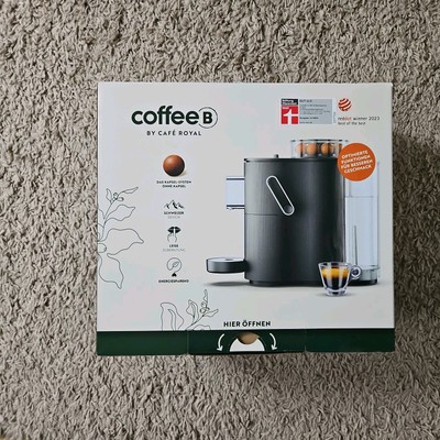 Coffee B Kaffeemaschine Schwarz Cafe Royal Globe Kapselmaschine CoffeeB