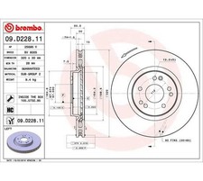 Disque de frein Mercedes 320