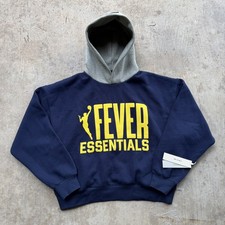 Fear of God Essentials WNBA Indiana Fever Hoodie - Size XL - Warm Heather
