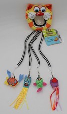 Fat Cat Catfisher Doorknob Hanger with 4 Dee-Lux Kitty Lures, Color Varies  NEW