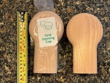 7019 Babcock Lumber Unfinished Oak Handrail Opening Cap New Qty. 2