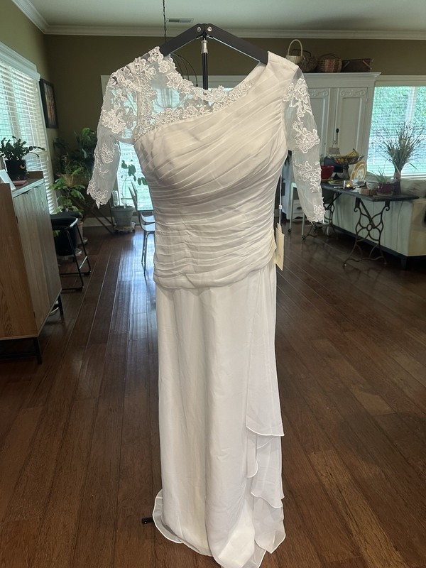 Lan Ting Women's Wedding bridal Dress.  Designer New white With Tags. Beautiful