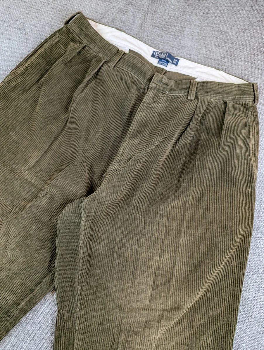 90s Polo by Ralph Lauren andrew 31×30 VTG 90S POLO RALPH LAUREN CLASSIC ESSENTIAL BROWN CORDUROY ANDREW