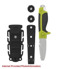 Gear Aid Tanu Dive and Rescue Knife with BCD Adapter Plate