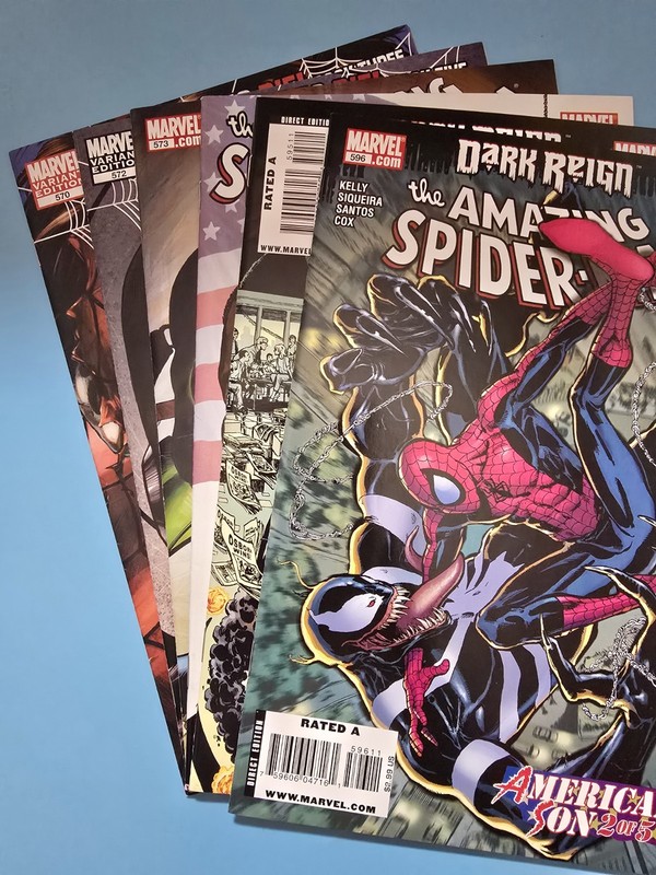 Amazing Spider-Man #570-617 Marvel 12 Comic Bundle Lot inc Obama 4th Print