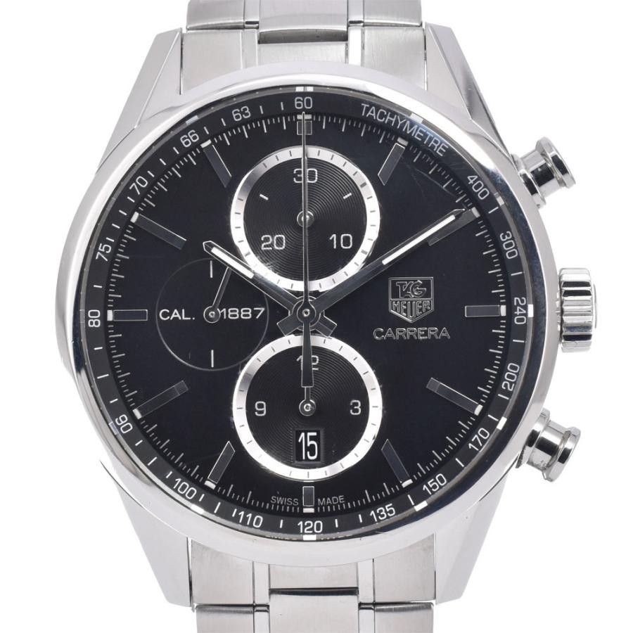 TAG Heuer CARRERA CAL.1887 BLACK CAR2110 Stainless Steel 41mm Men's #AOHW3772